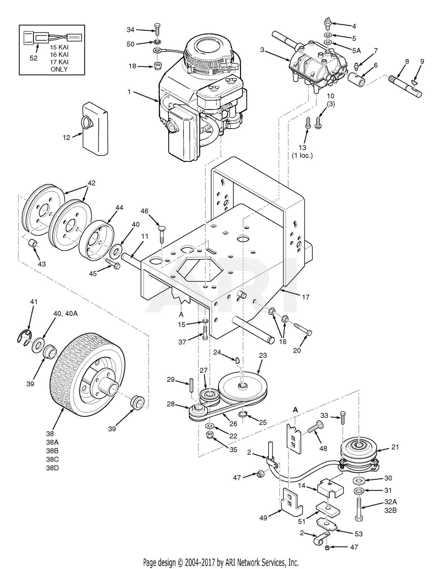 Scag Mower Drive Belt Diagram