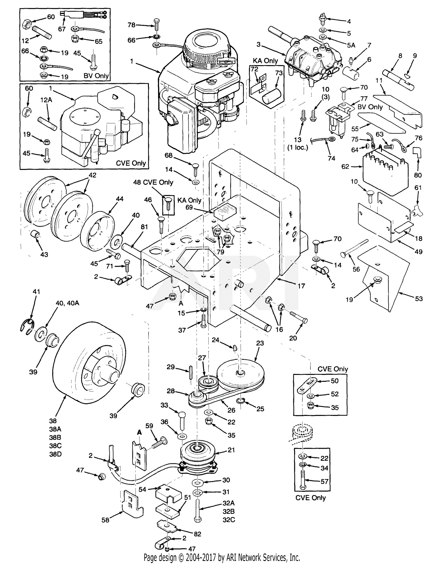 Scag SW48-14KA (S/N 3140001-3149999) Parts Diagram for ... scag mower wiring diagram 