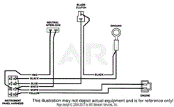 Scag SW36-13KH (50000-59999) Parts Diagram for ENGINE DECK WIRE HARNESS ...