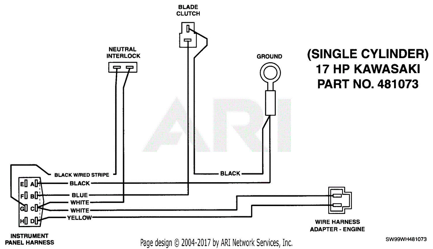 Scag SWU36-15KH (S/N 4750001-4759999) Parts Diagram for  