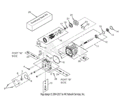 Scag SWZ36A-16FS (S/N F1700001-F1799999) Parts Diagram for Hydraulic ...