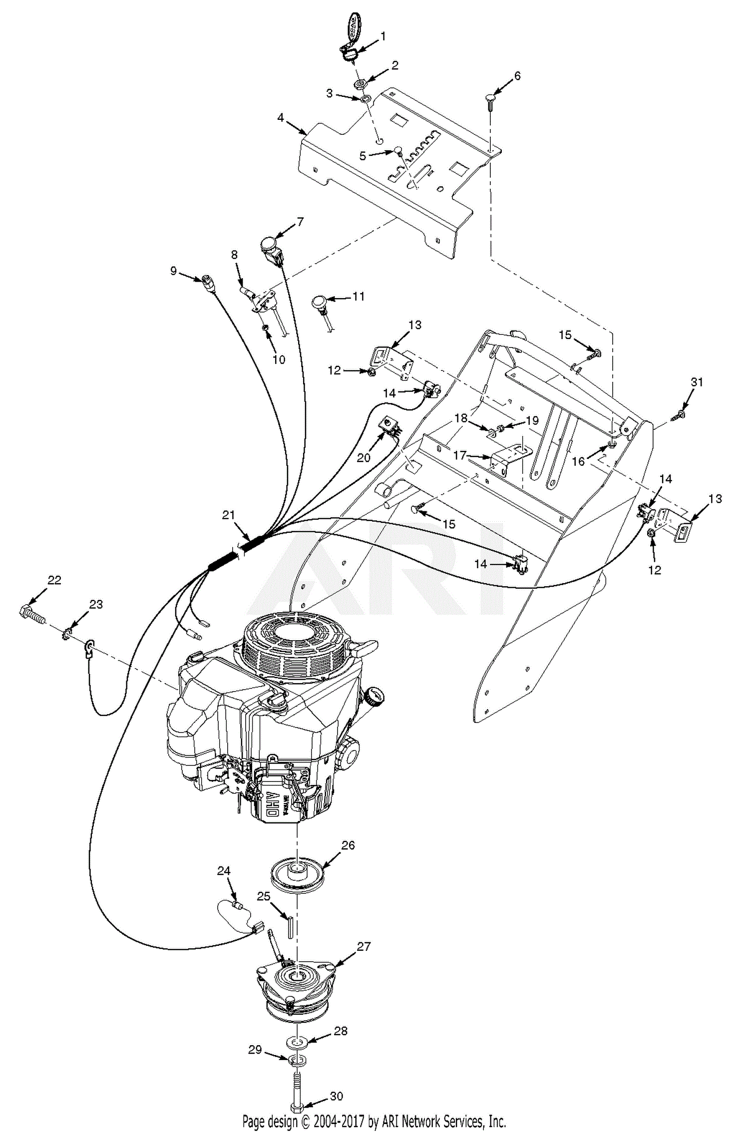 Scag SWZT52-18FSE Walk-Behind (S/N L3700001-L3799999) Parts Diagram for ...