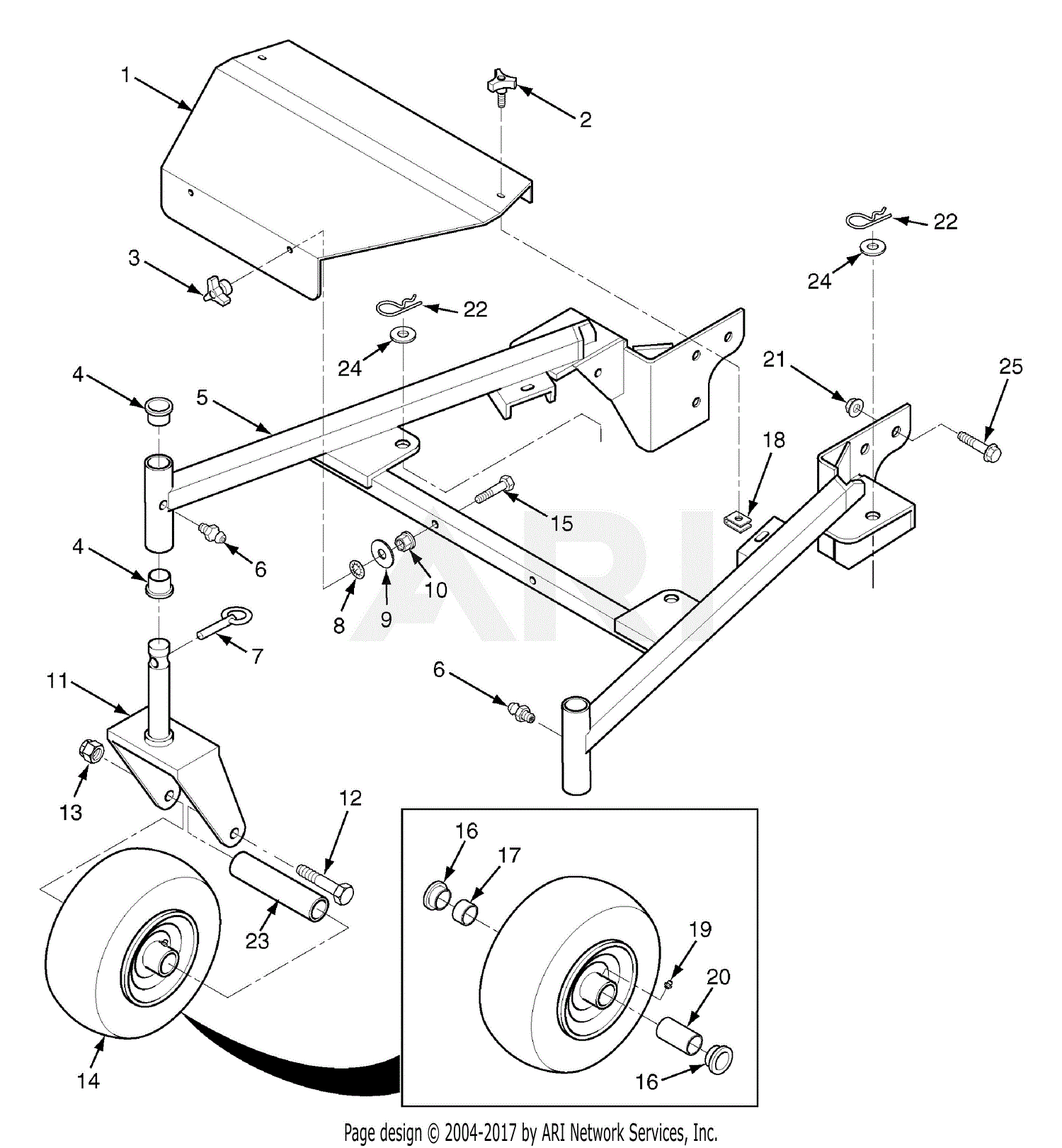 Scag SWZU52V-19KAI Walk Behind (S/N B3000001-B3099999) Parts Diagram ...