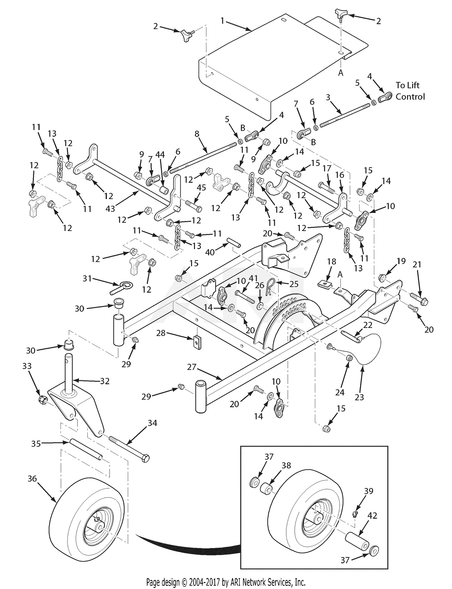 Scag SWZV36A-16KAI (Pro V) (S/N D4000001-D4099999) Parts Diagram for 36 ...