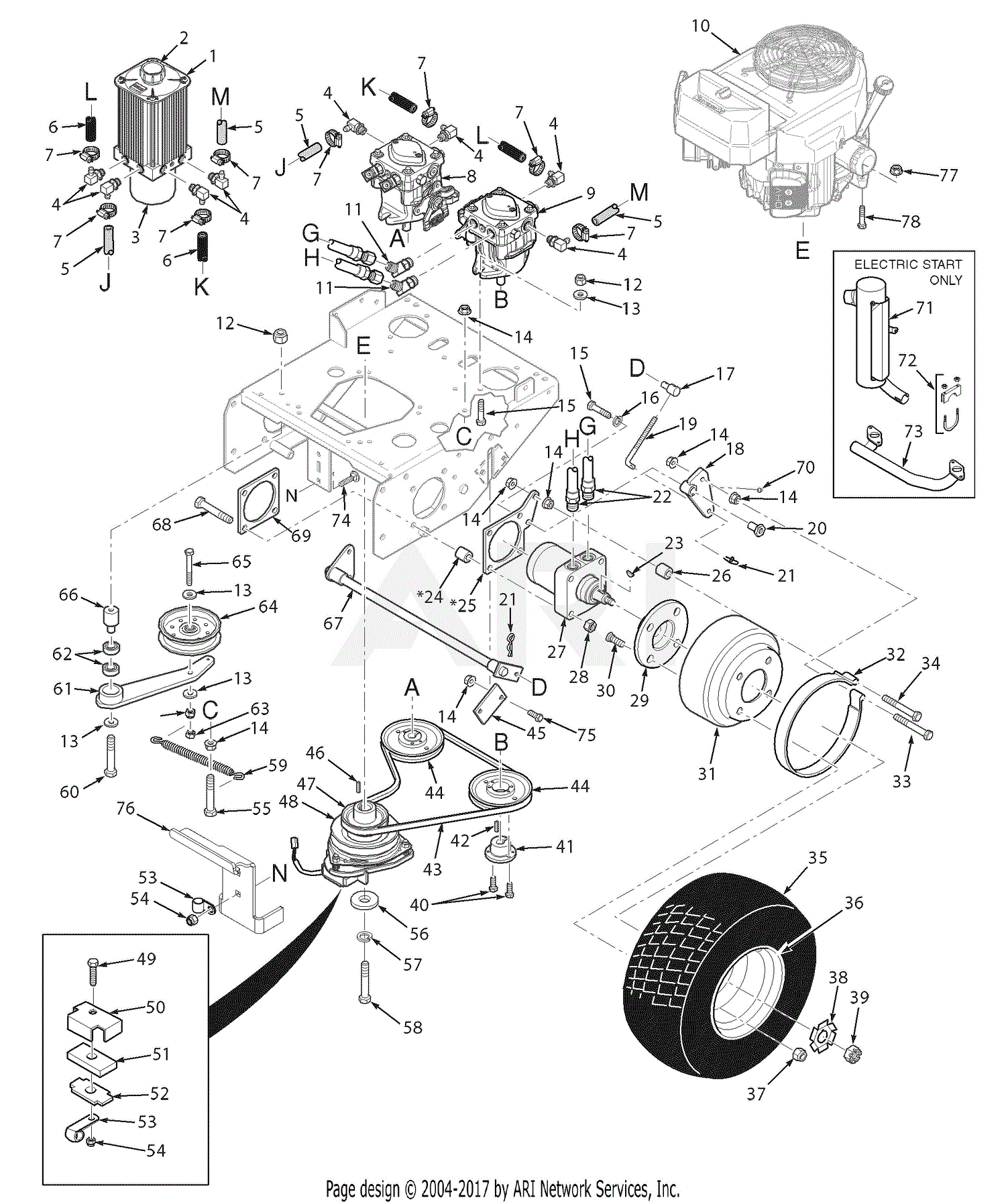 Scag SWZV36A-16KAI (Pro V) (S/N D4000001-D4099999) Parts Diagram for ...