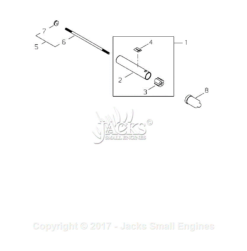 Shindaiwa 78703 Hedge Trimmer Attachment Parts Diagram For Outer Tube 5281