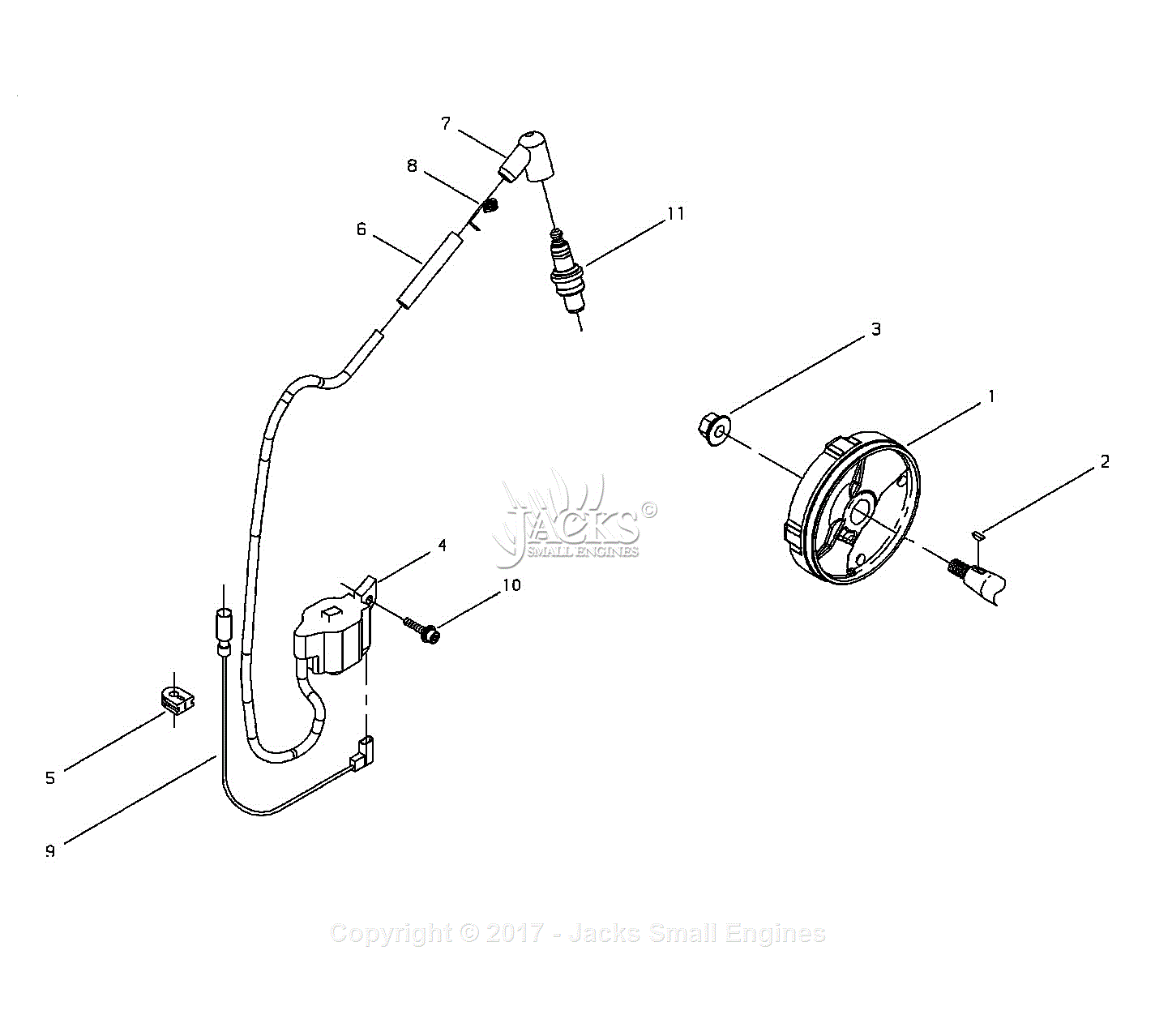 Shindaiwa EB8510 Parts Diagram for Flywheel, Ignition