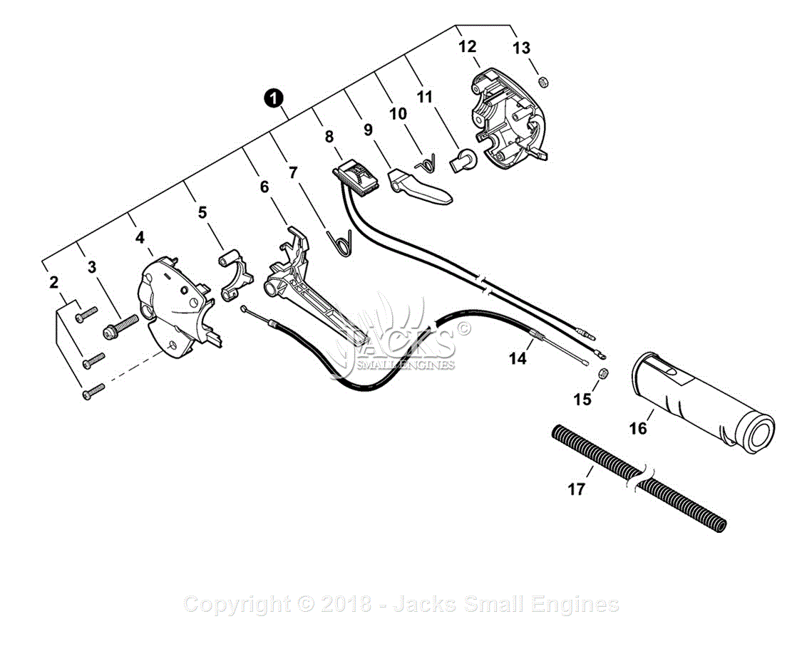 Shindaiwa T242 S N: T16413001001 - T16413999999 Parts Diagram For 