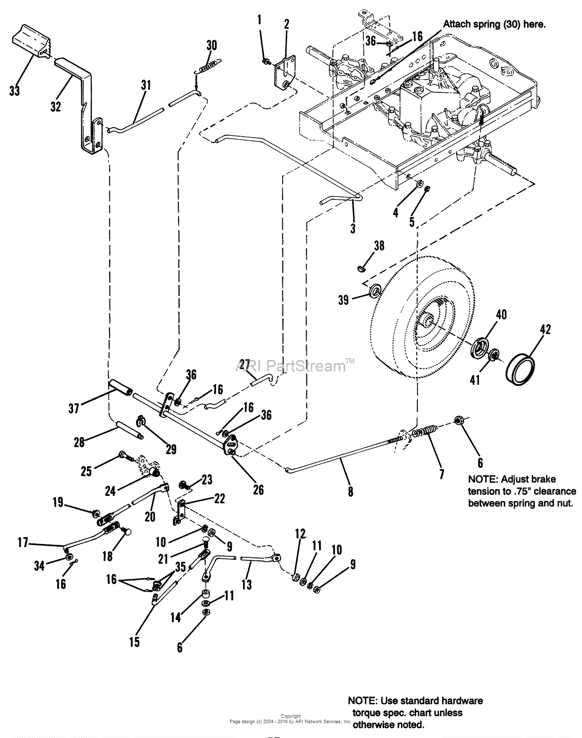 Simplicity 1692130 - Coronet, 12.5HP Hydro Parts Diagram for Hydro ...