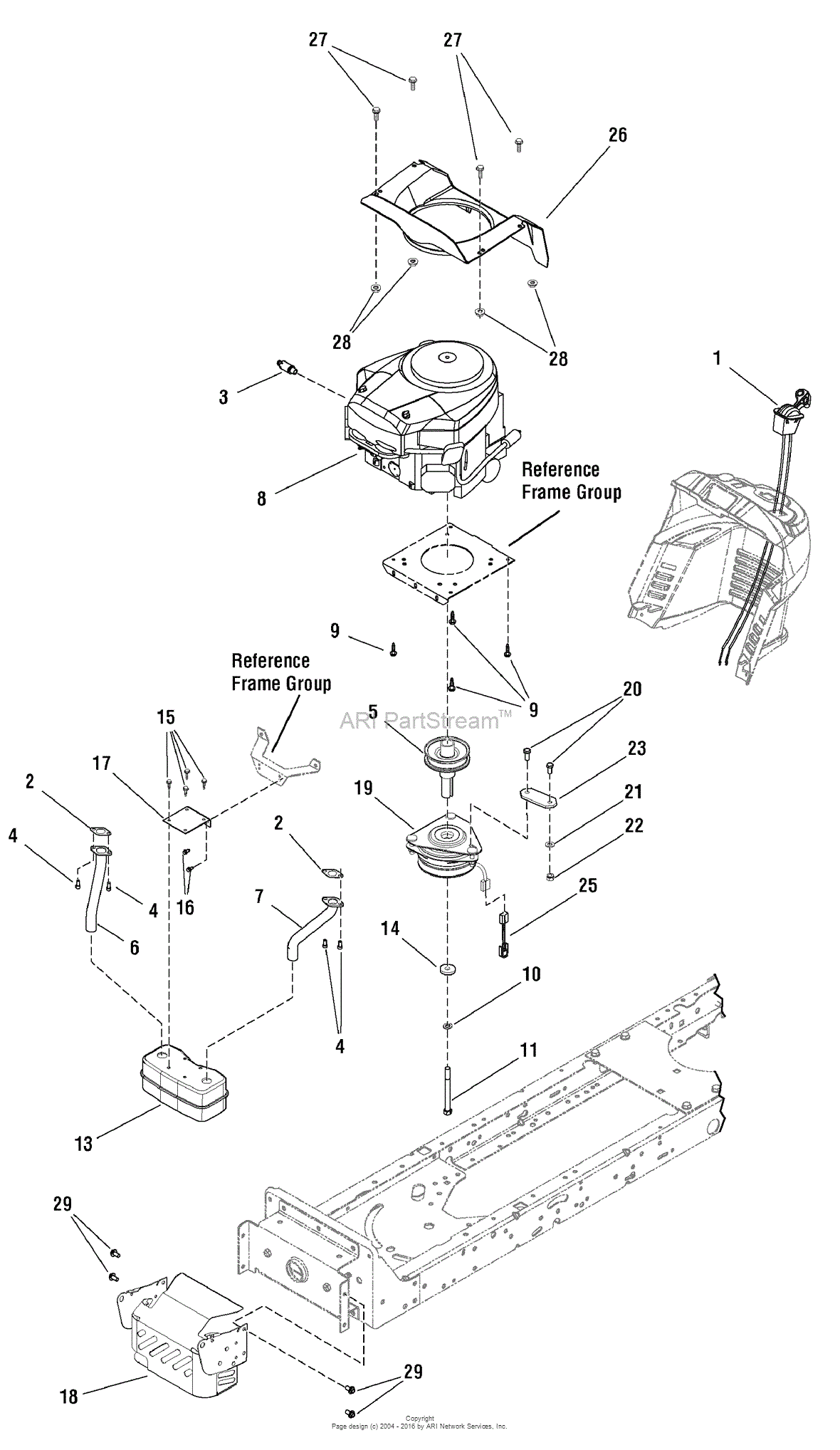 John Deere 46 Mower Deck Parts Diagram