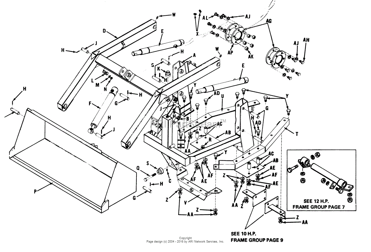 Front End Loader Hydraulic Schematic