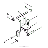 Simplicity 990907 - Rear Ball Hitch Parts Diagrams