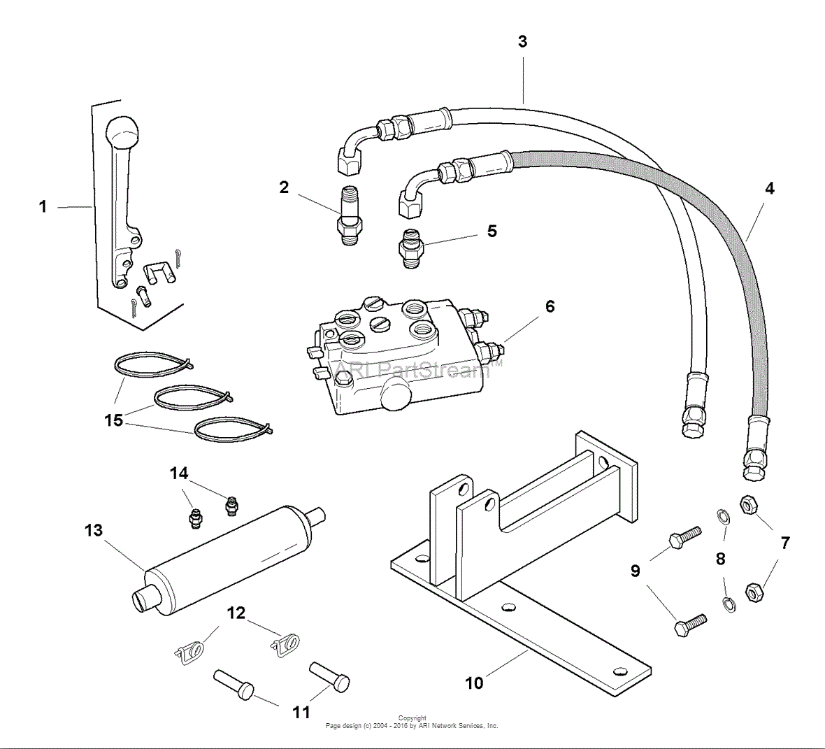 Simplicity 1693239 - Auxiliary Hydraulic Lift Kit Parts Diagram for ...