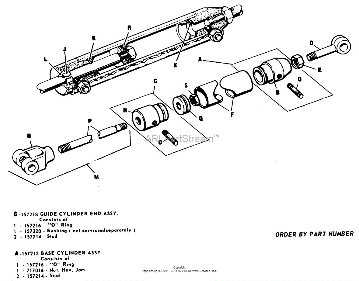 Simplicity 990468 - Hydraulic Kit Parts Diagram for LIFT GROUP ...