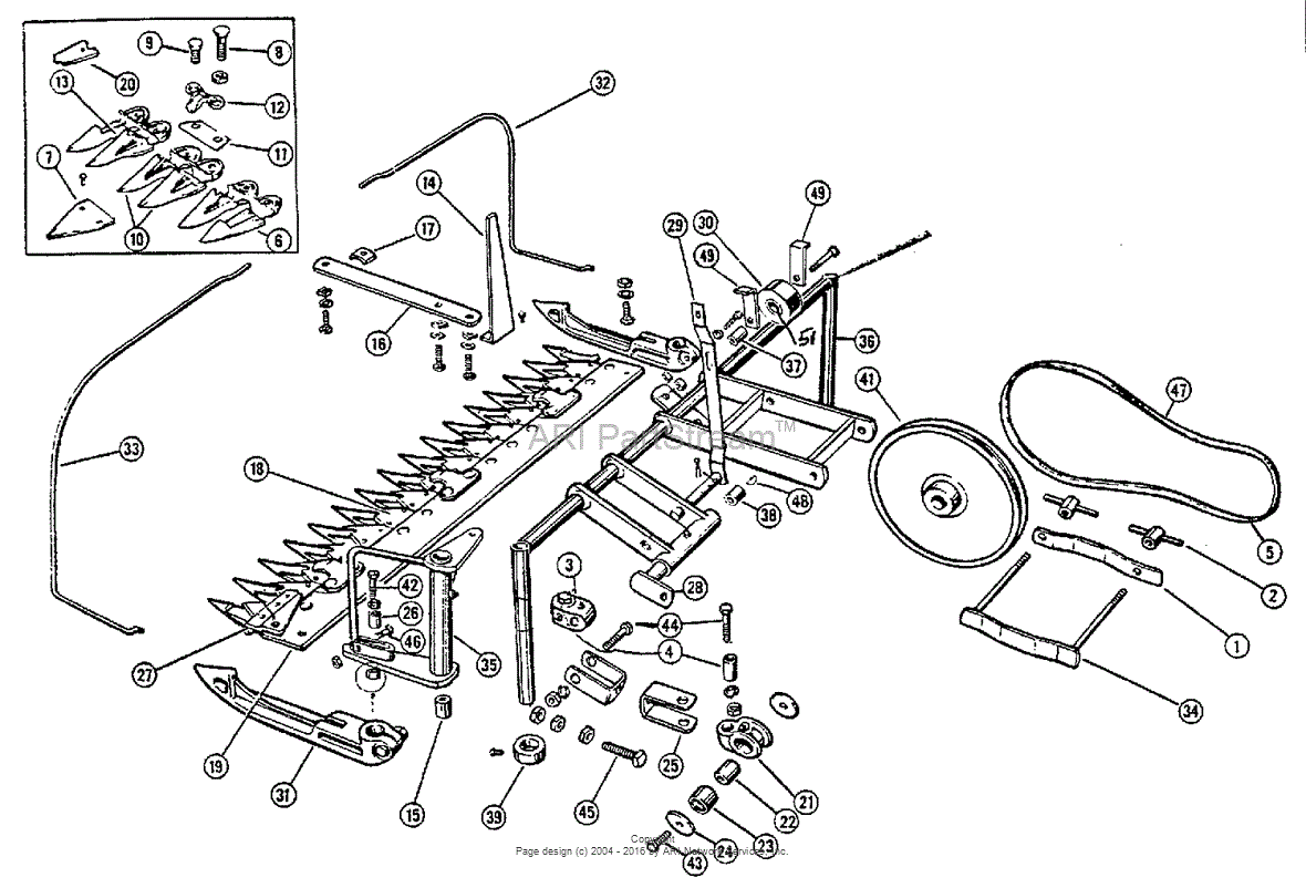 Sickle Bar Mower Parts Diagram Wiring Diagram Database - Vrogue