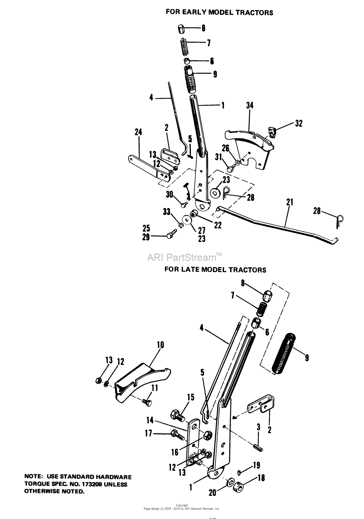 Simplicity 1690044 Dual Lift Kit Parts Diagram for Dual Lift Lever