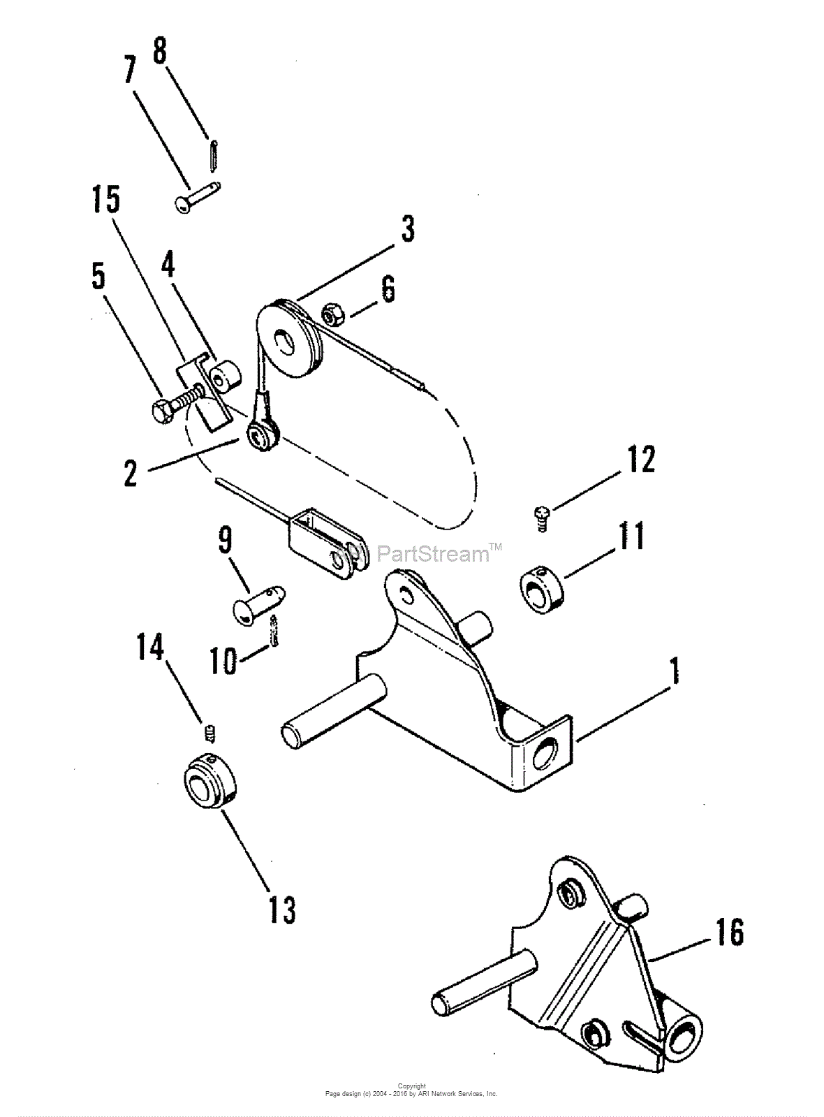 Simplicity 990984 Rear Lift Kit Parts Diagram for Lift Group Rear