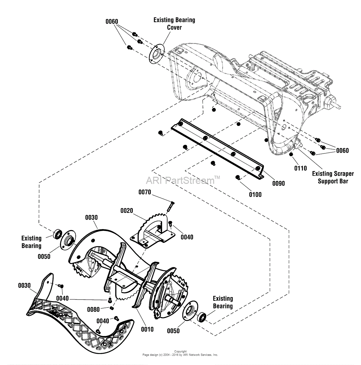 Simplicity 1687817YP - SnowShredder Auger Kit Parts Diagram for 