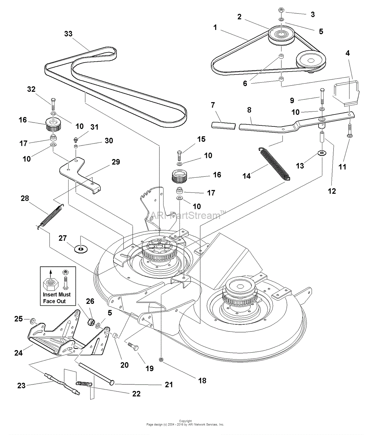John Deere La175 Mower Deck Belt Diagram Diagram Niche Ideas