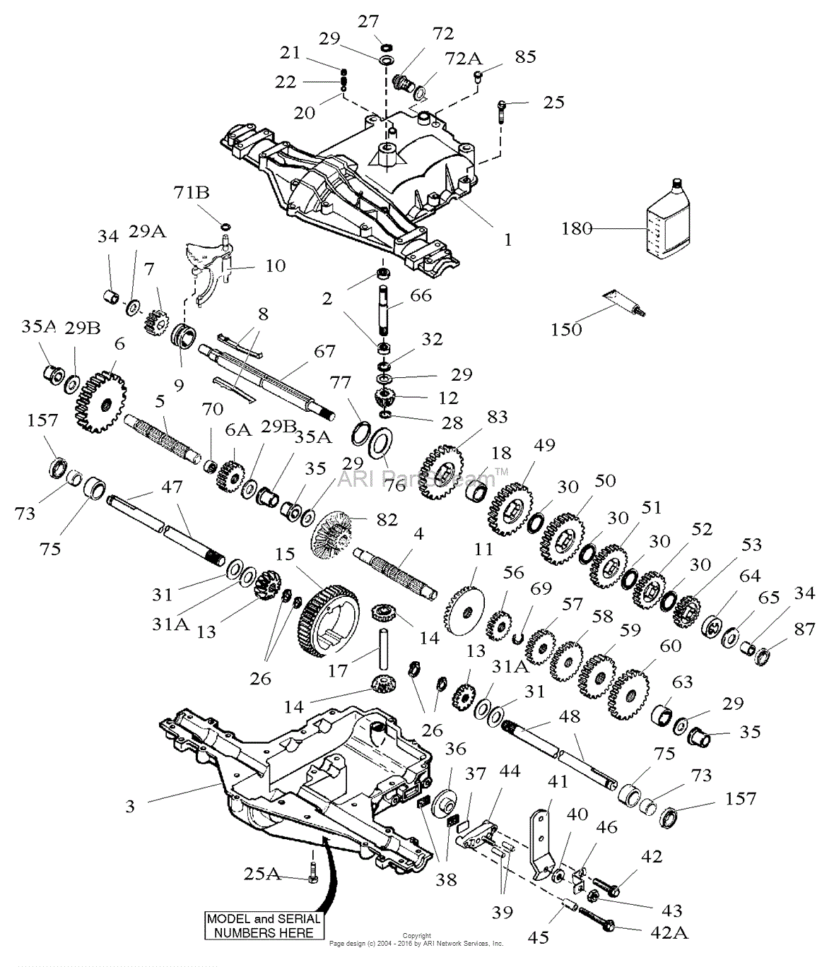 Simplicity 2690377 - 2518G, 18HP Gear TRACTOR ONLY Parts Diagram for ...