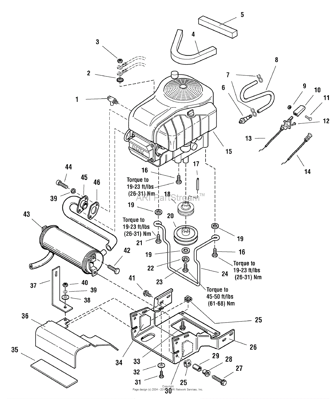 Simplicity 2690393 - Regent, 18HP Hydro TRACTOR ONLY Parts Diagram for ...