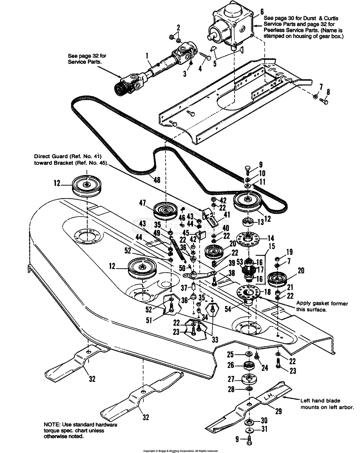 Simplicity Lawn Mower Parts Diagram