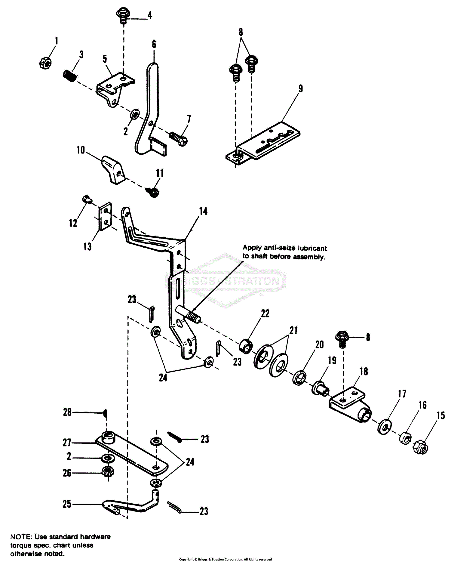 Simplicity 1690936 - 5216H, 16HP Hydro Parts Diagram for Linkage ...