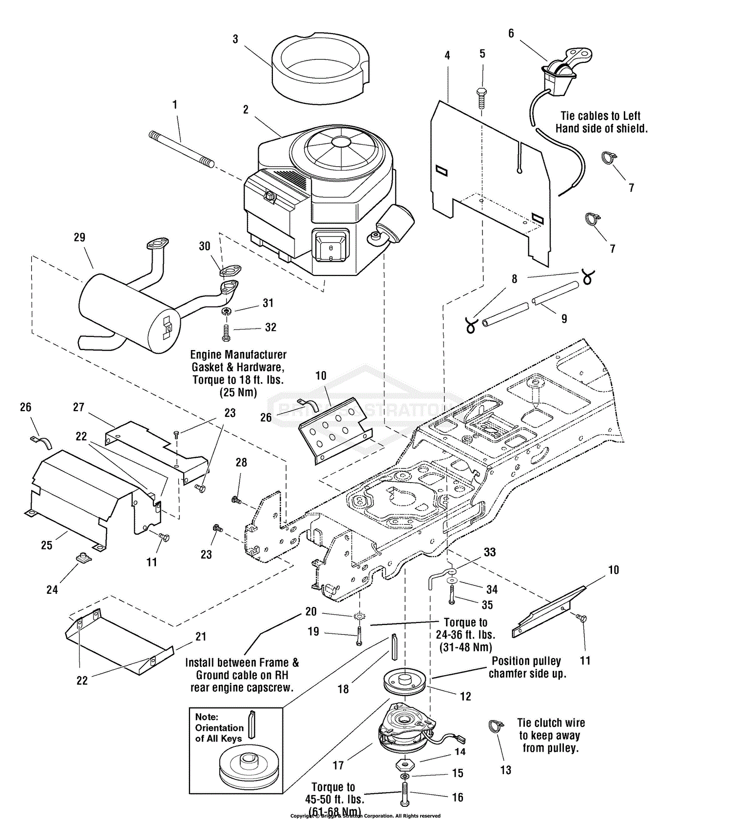 Mower Deck Parts Diagram