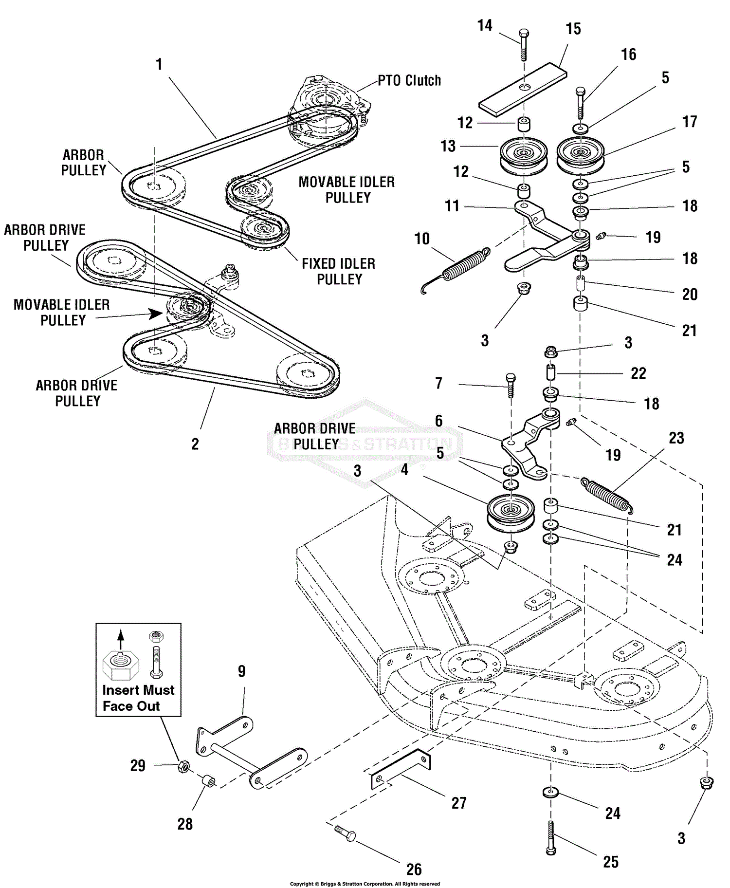 Wiring Diagram Info: 27 Simplicity 44 Inch Mower Deck Belt Diagram