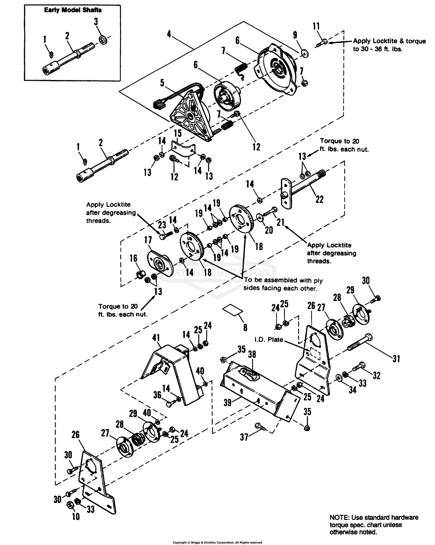 Simplicity 1691002 Rear Pto Parts Diagram For Rear Pto Group