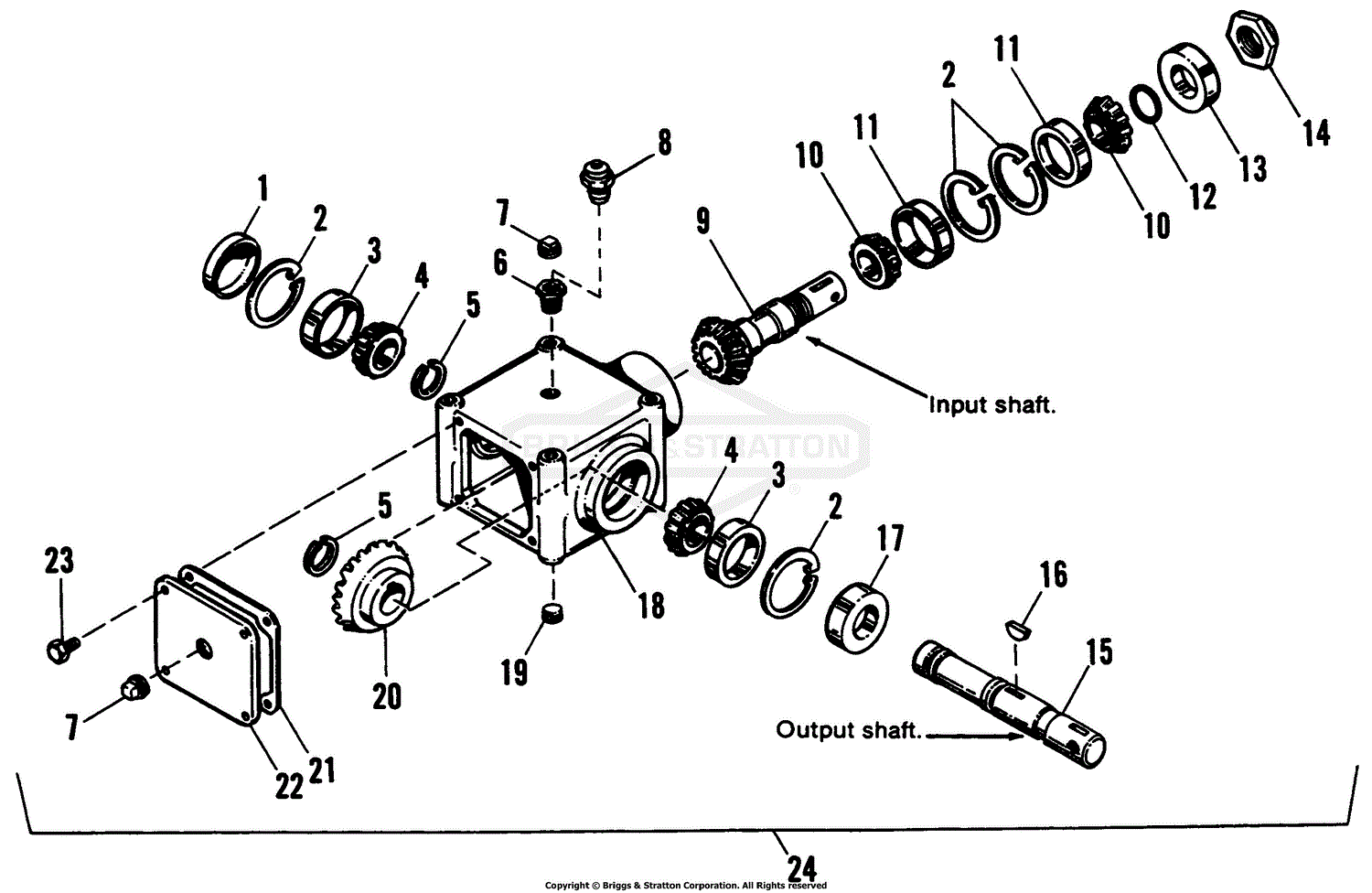 Simplicity 1691735 - Tiller 38 Parts Diagram for 38 Tiller - Durst Gear  Box