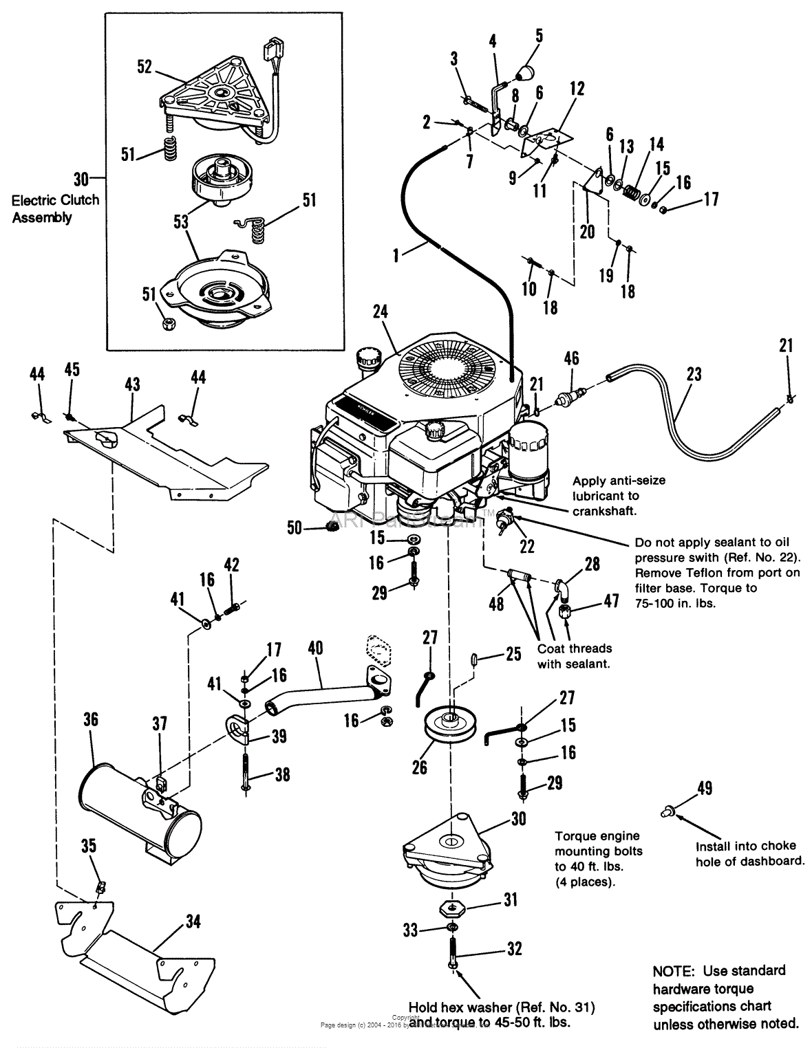 25 Hp Kohler Engine Parts Diagram - Heat exchanger spare parts