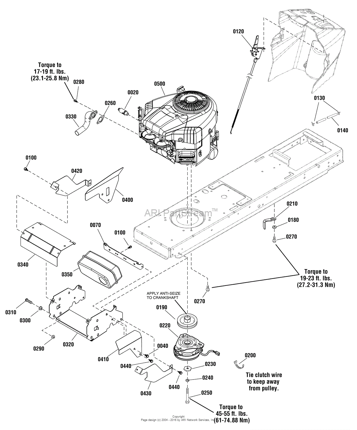 Parts Diagram For Engine Group