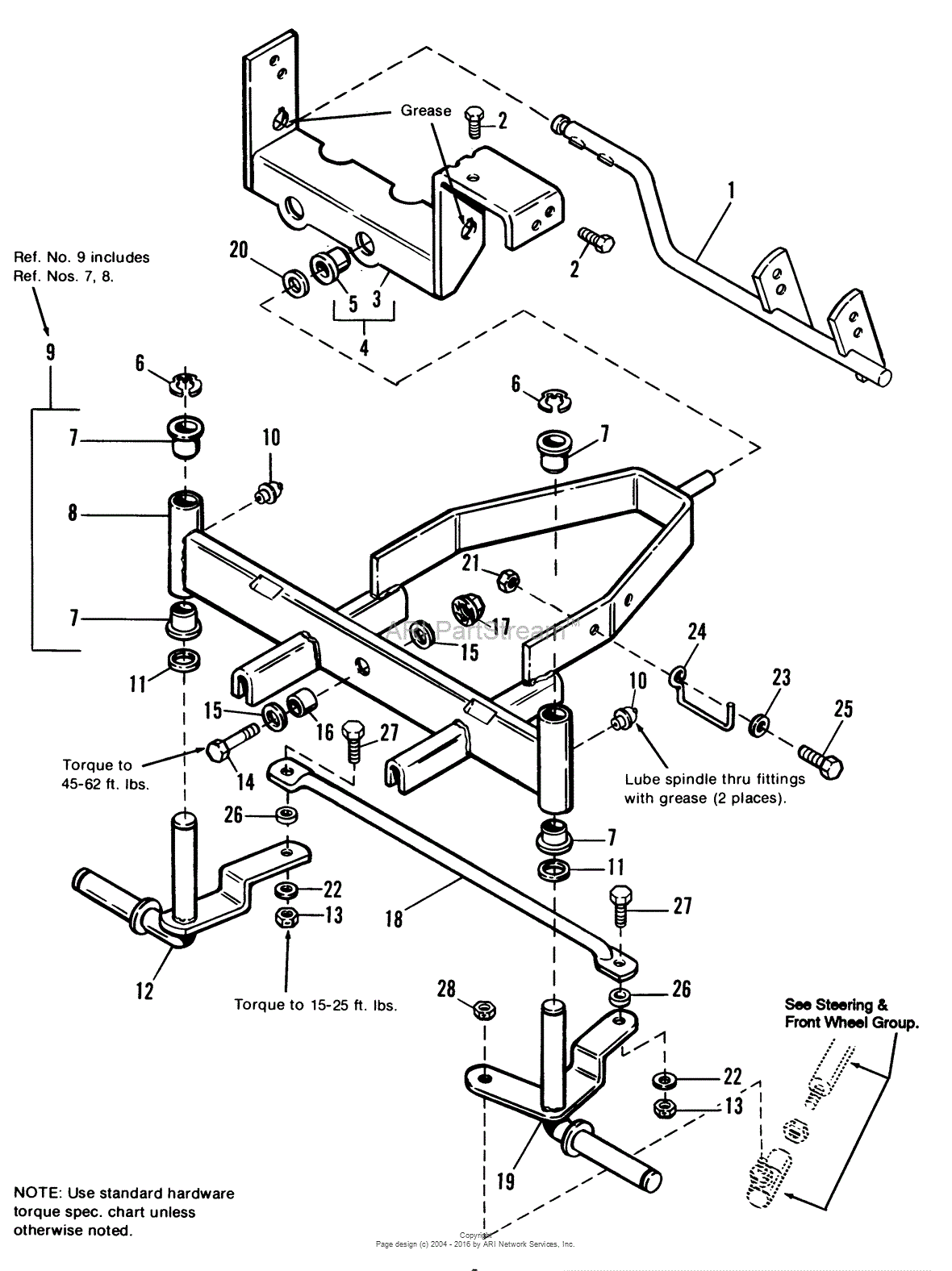Simplicity Riding Lawn Mower Parts Diagram