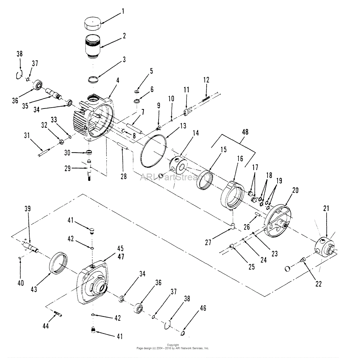 Simplicity 1691336 - Vanguard, 12HP Hydro Parts Diagram for Transmission