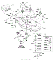 Simplicity 2691321-00 - Courier, 23 Gross HP B&S Rider w/48 Fabricated  Mower Deck Parts Diagrams