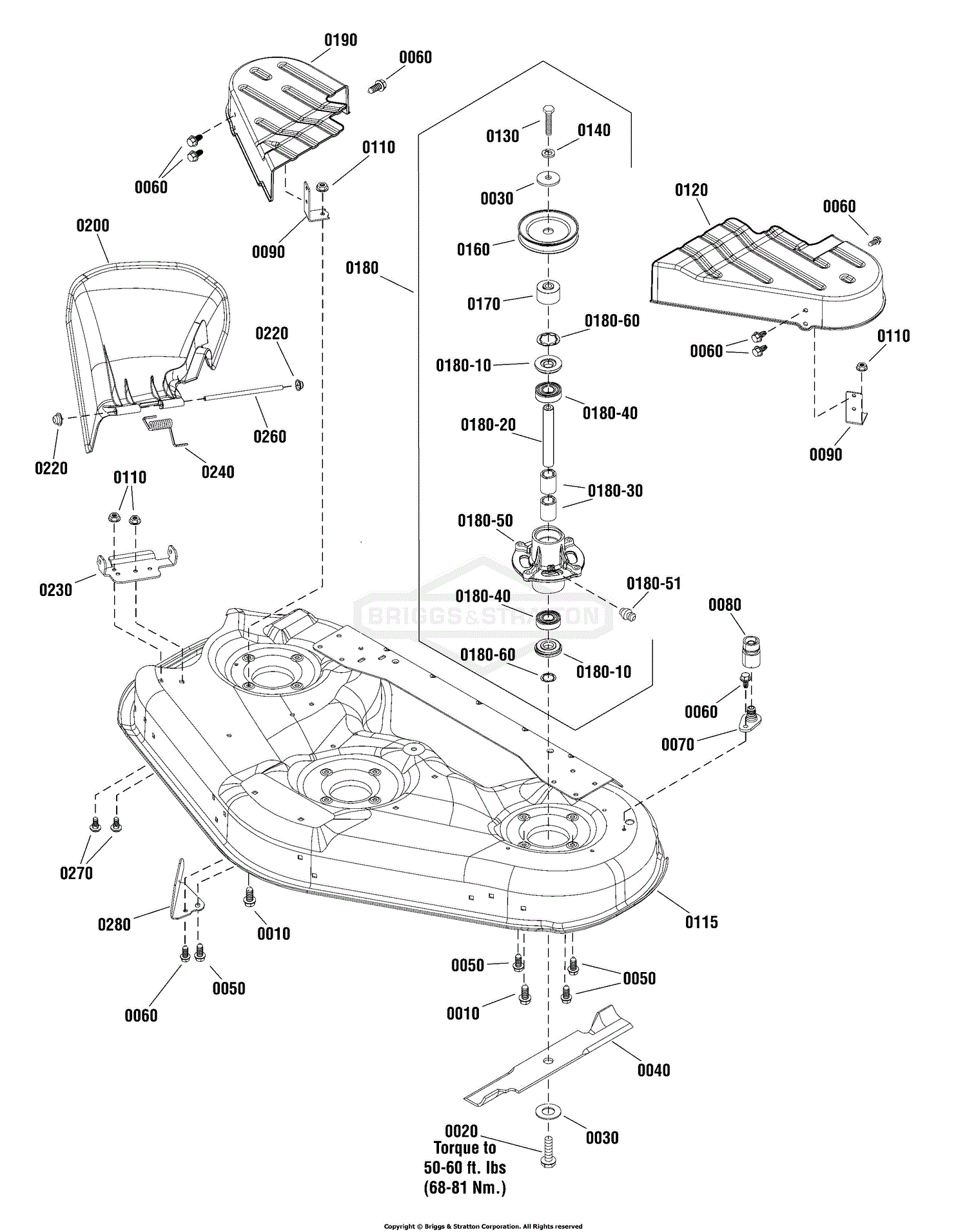 Simplicity 2691299-00 - KZT2552, Kioti 25 Gross HP B&S Rider w/52 ...