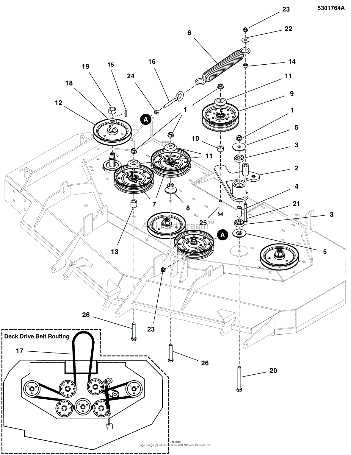 Zero Turn Mower Parts Diagram