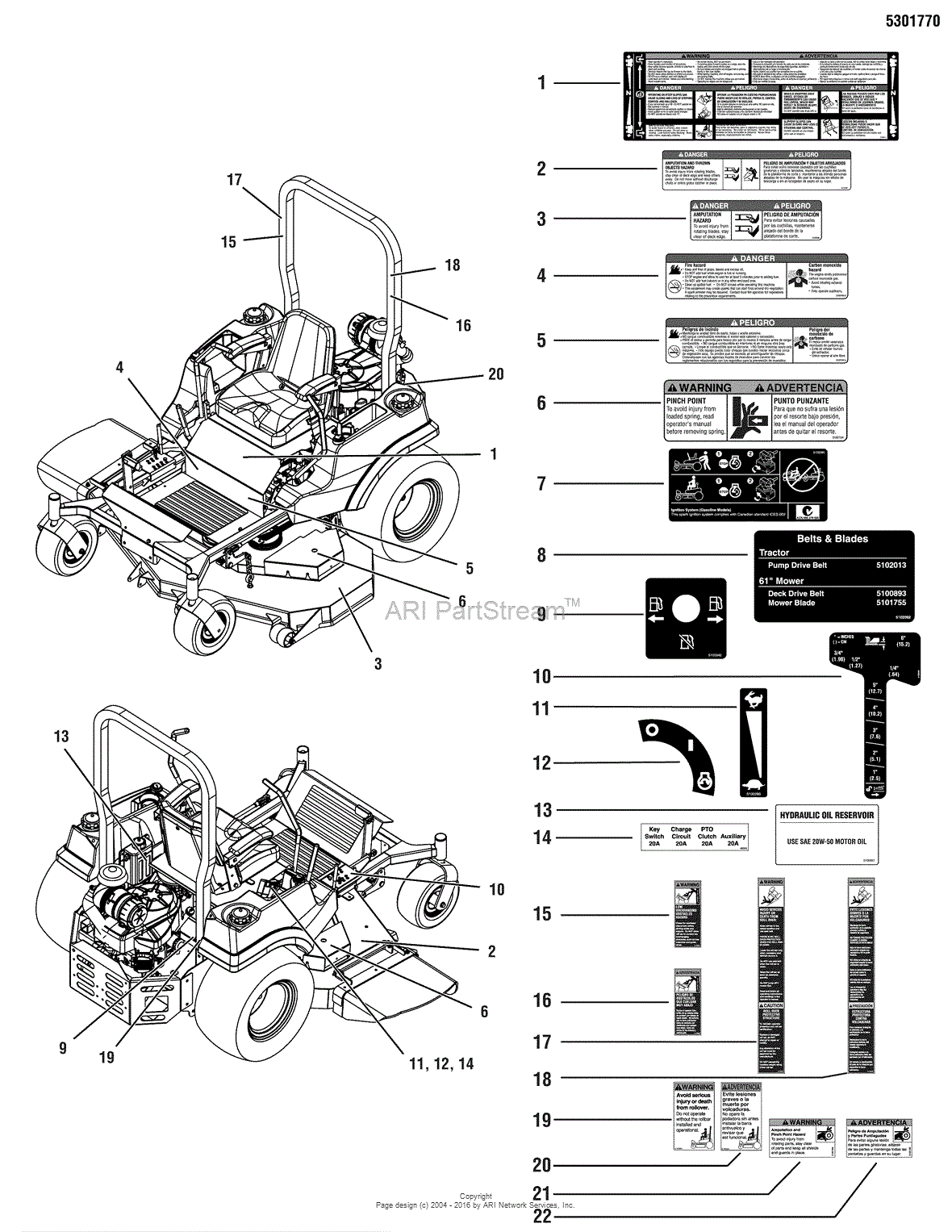 Snapper pro store s200xt parts