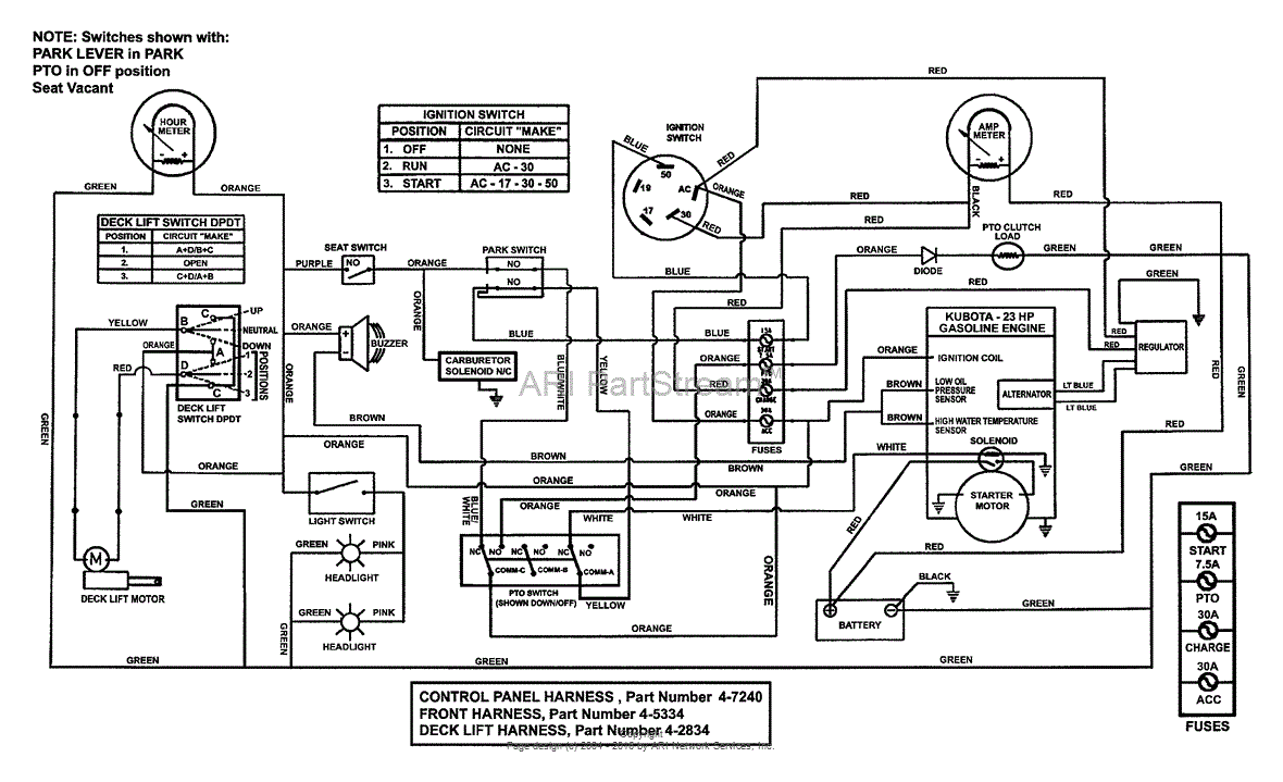 Snapper Pro 7082512 - EZF2100DKU, 21HP Kubota Series 0 ... kubota zd331 wiring diagram 