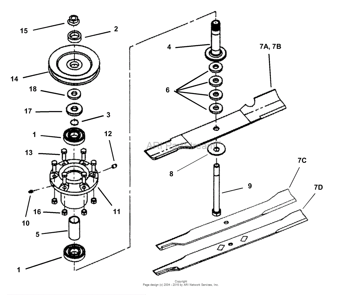 Snapper Pro 7084409 - ZF2500KH, 25HP Kohler Series 0 Parts Diagram for ...