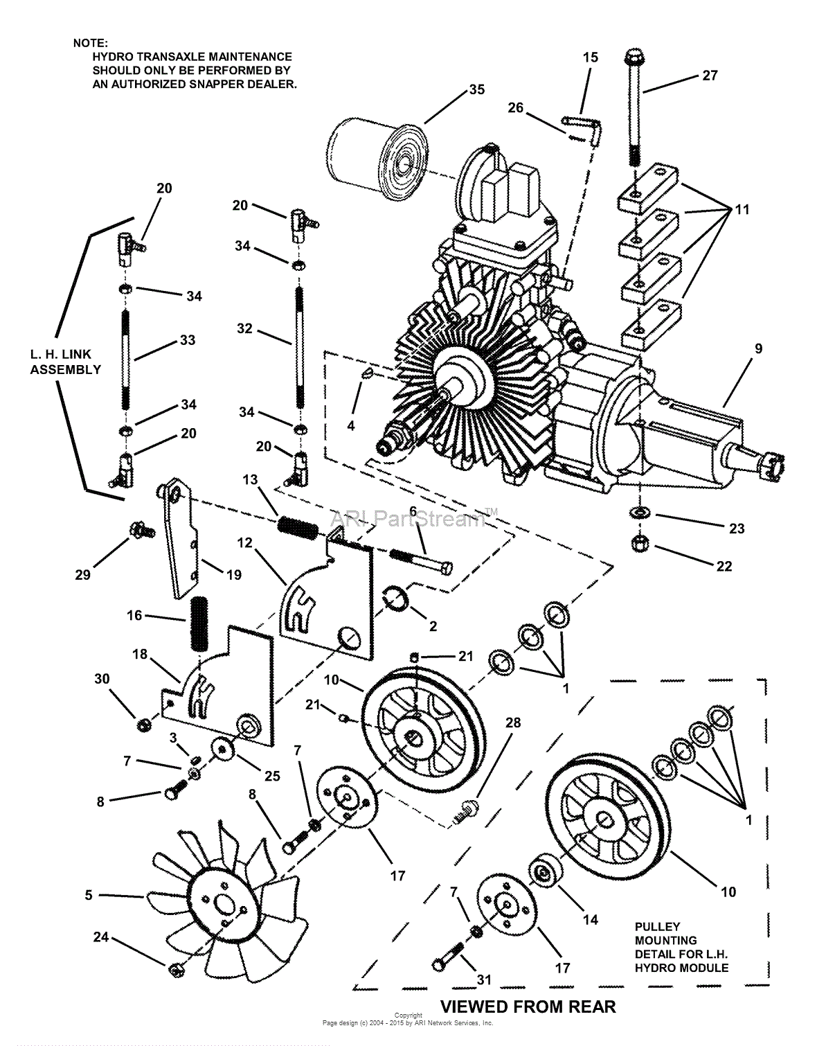 Snapper Pro 7084574 - ZF2501KH, 25HP Kohler Series 1 Parts Diagram for ...