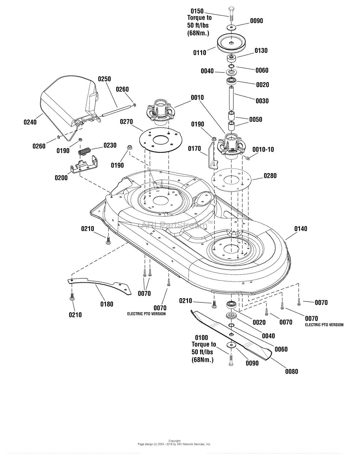 Snapper 1695777 42 Rotary Mower Parts Diagram For 42 Mower Deck