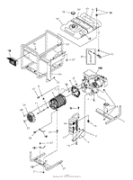 Snapper G35000 3500 Watt 6.5 HP Generator (030214) Parts Diagram for ...