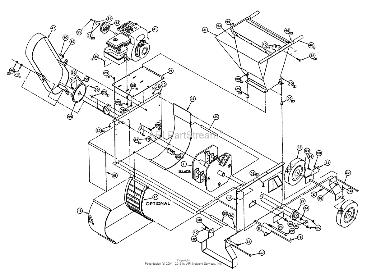 Snapper SG5000 5 HP Shredder Grinder Chipper Parts Diagram for General ...