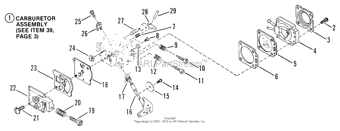 Snapper 250 BV Blower Parts Diagram for 250BV Carburetor ... snapper hi vac parts diagram 