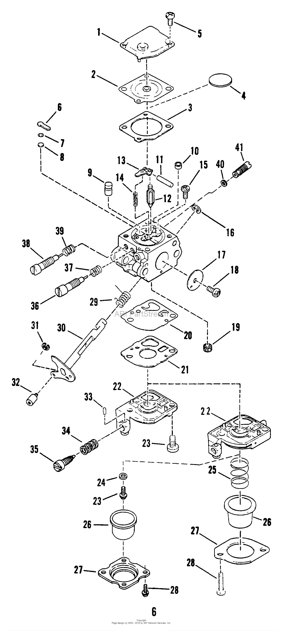 Snapper 213CST 21.2cc Curved Shaft Trimmer Parts Diagram for Carburetor Parts P212CST, 213CST