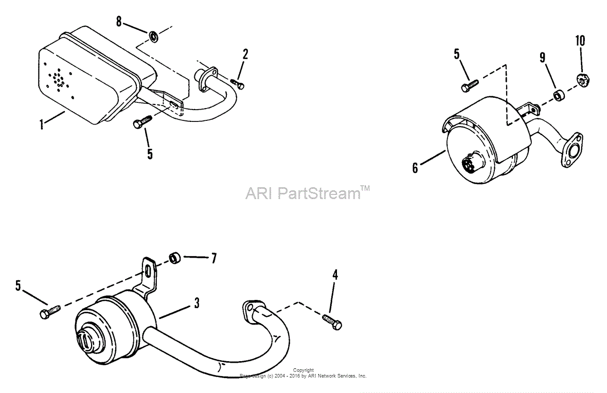 Snapper rear engine online rider muffler