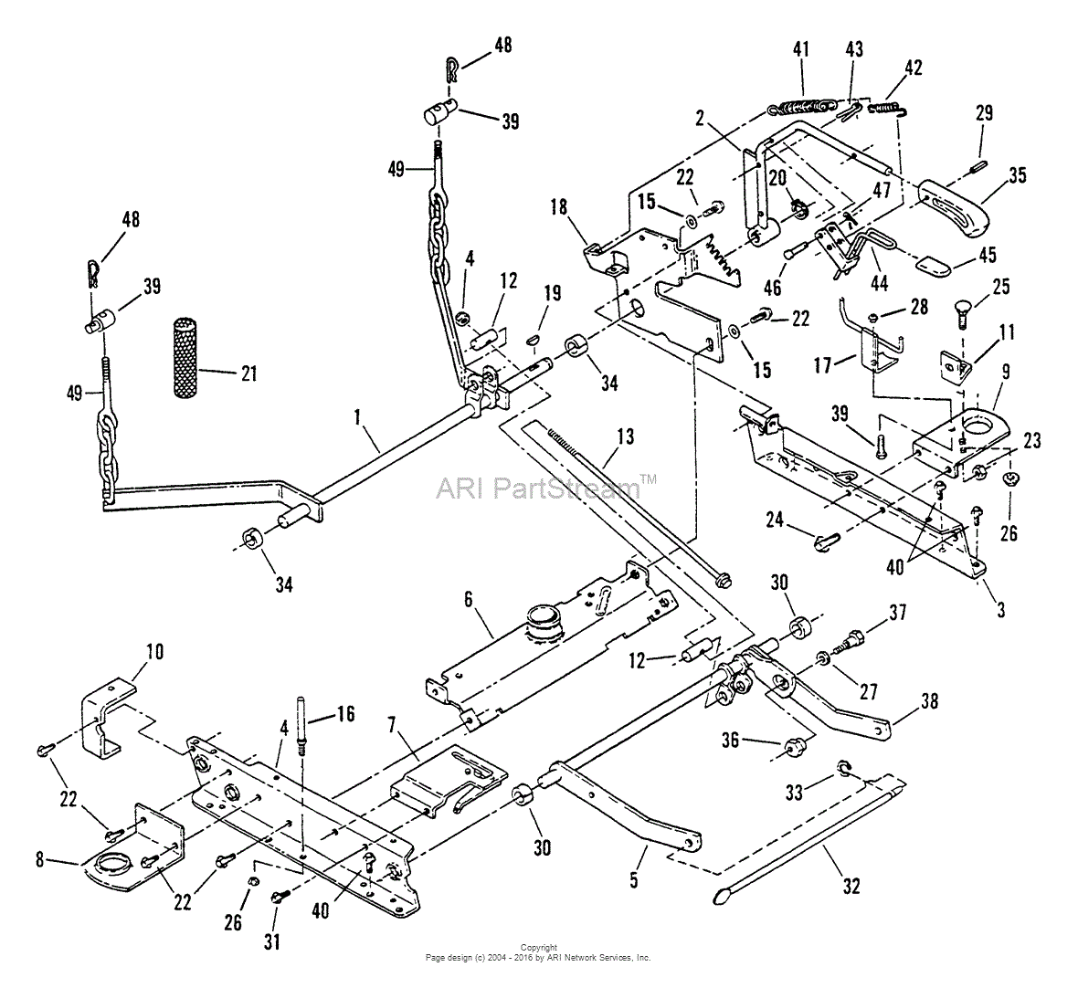 Snapper 421614BVE Rear Engine Rider Series 14 Parts Diagram for 42 ...