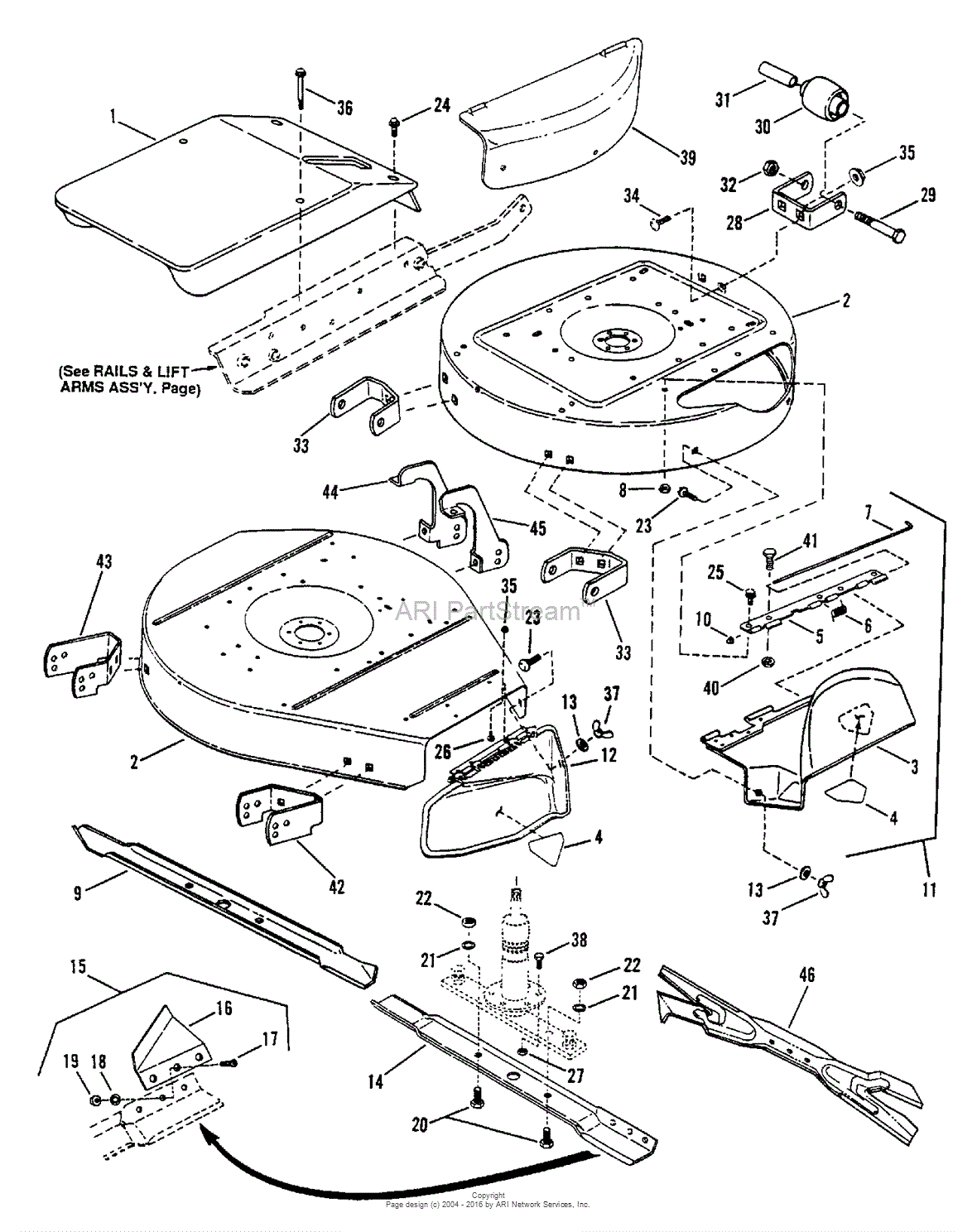 Snapper 300915be Rear Engine Rider Series 15 Parts Diagram